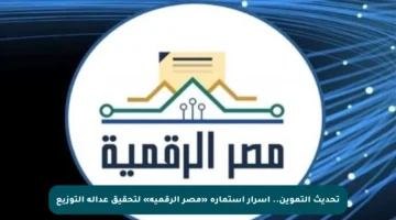 تحديث التموين.. أسرار استمارة «مصر الرقمية» لتحقيق عدالة التوزيع